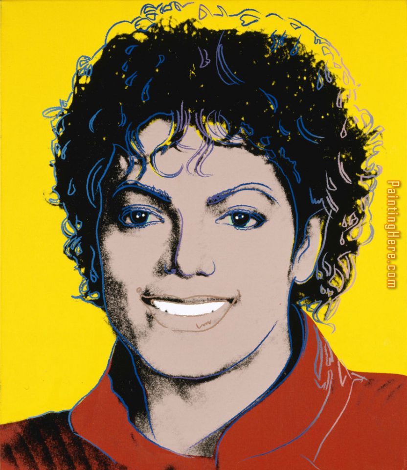 Michael Jackson painting - Andy Warhol Michael Jackson art painting
